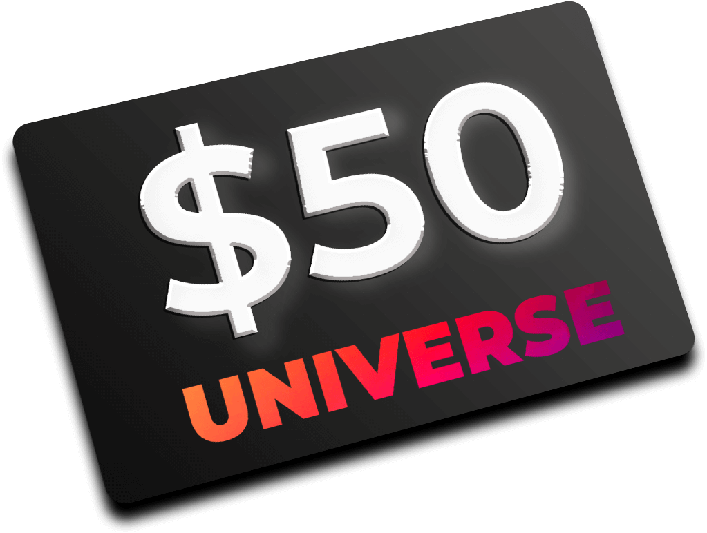 $50 Universe Gift Card